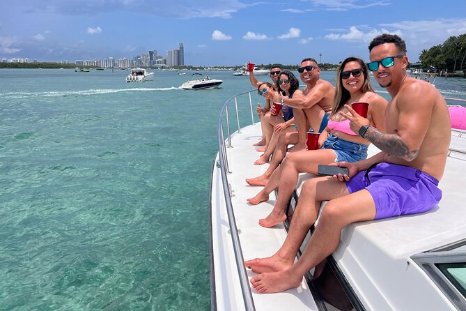 Miami Yacht Party – Discover Secret Spots w/ Captain & Drinks - What the $300 Group Price Really Buys