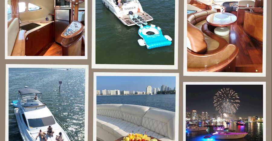 Miami Yacht Rental with Jetski, paddleboards, Inflatables - How to make the most of the four hours