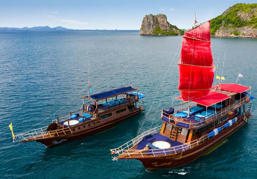 Mu Ko Ang Thong: Private Day Charter in Classic Thai Yacht - The Five Islands and their unusual bird nests