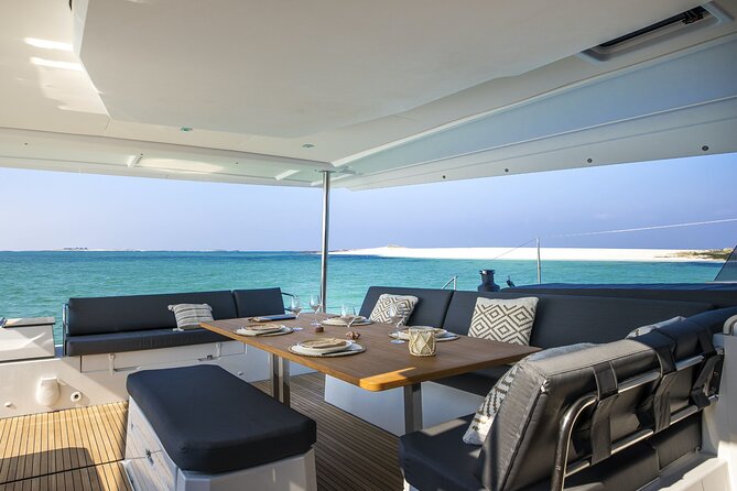Mykonos: Luxury Catamaran Cruise with Meal, Drinks & Transport - Transfers from hotels, port, or airport