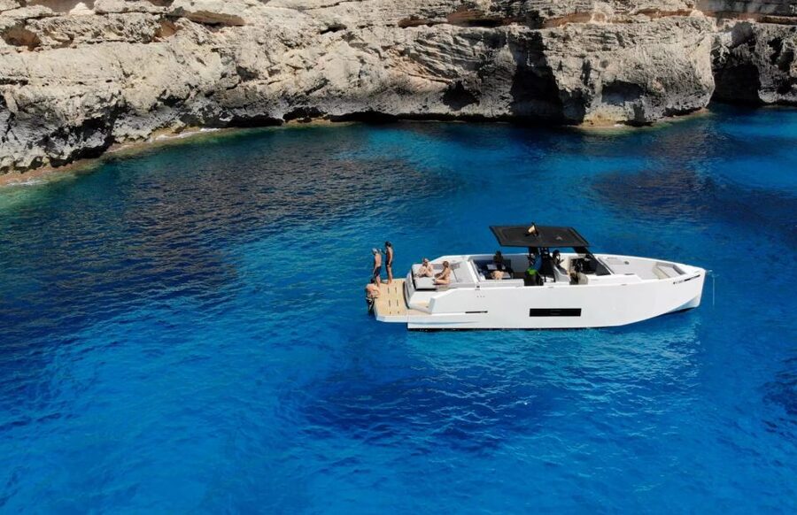 Mykonos: Private Cruise on a Brand New Luxury Yacht - Agrari and the longer stop at Elia Beach