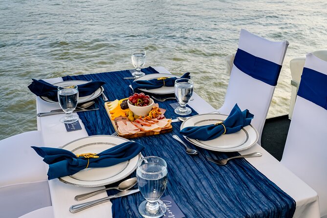 New York City Dinner Cruise on Luxury Yacht with Live Music - The five-course dinner on the main deck
