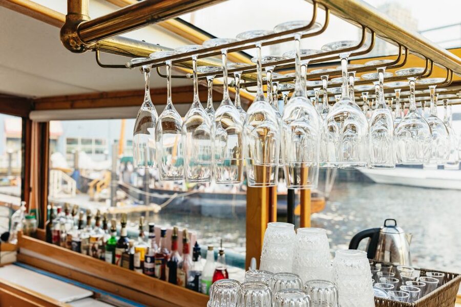New York City: Sunset Yacht Cruise - Passing Governor’s Island and Ellis Island