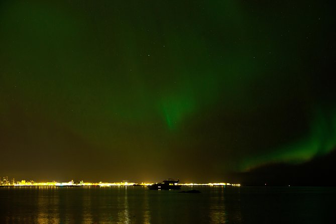 Northern Lights Yacht Cruise - Viðey Island from the water
