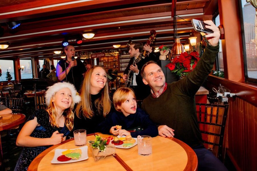 NYC: Holiday Yacht Cruise with Jazz, Cocoa & Carols - A holiday cruise that keeps the city in view