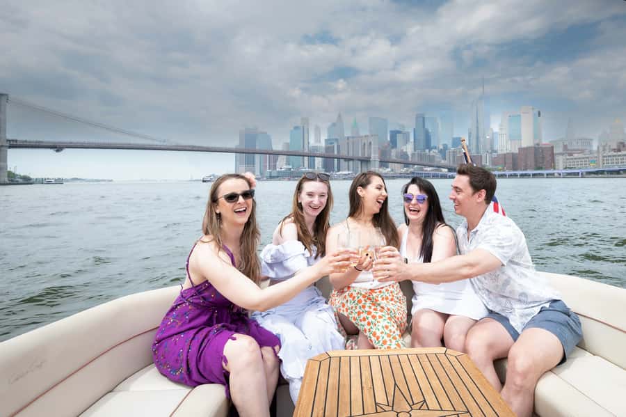 NYC: Statue of Liberty Private Yacht Tour - Lower Manhattan, Brooklyn Bridge, and the harbor sweep