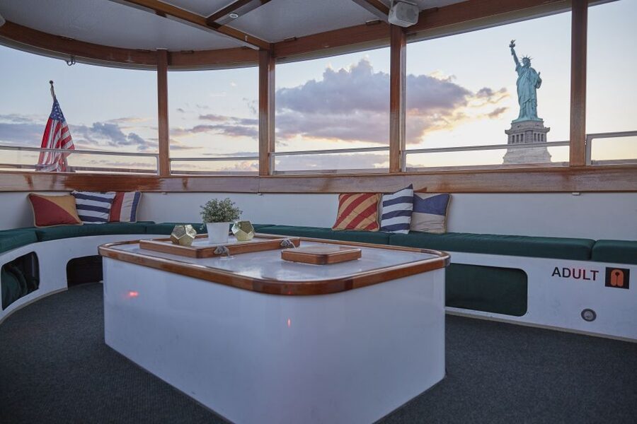NYC: Sunset Cruise on a Small Yacht with a Drink - Drinks, tapas, and the real value of $85