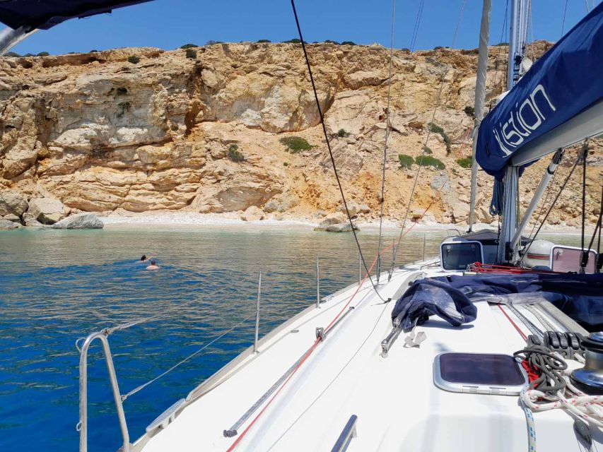 Paros: Full-Day Sailing Yacht Cruise - Afternoon sailing toward southern Naxos