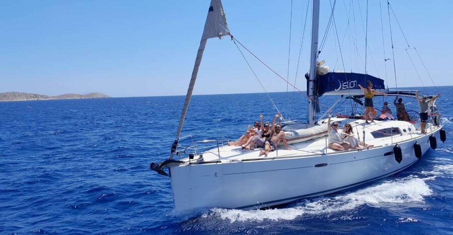 Paros: Full-Day Sailing Yacht Cruise - Rina’s Cave and the first swim