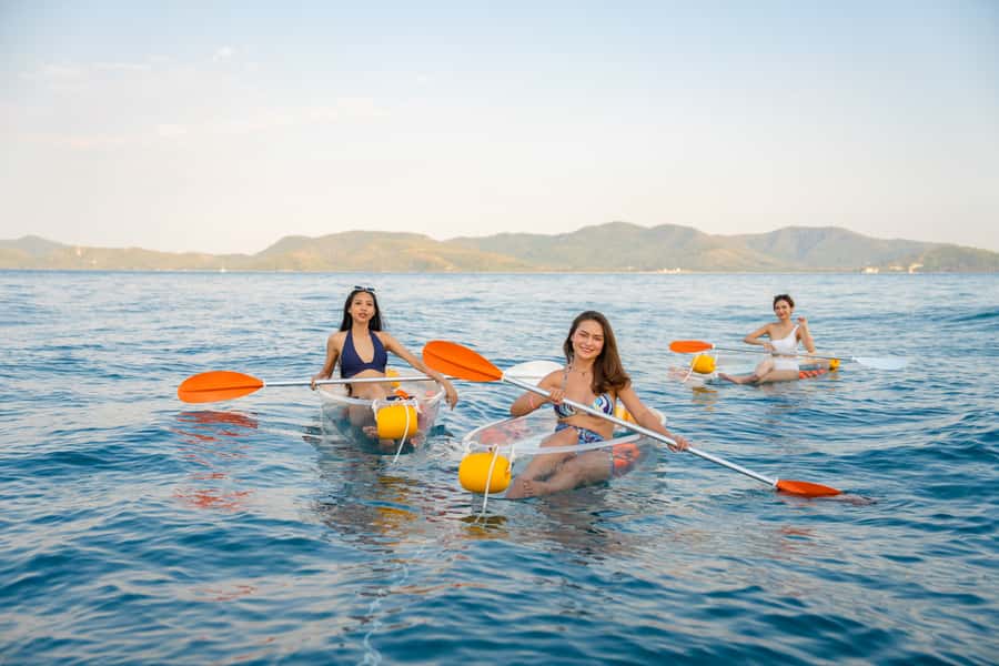 Pattaya: 3-Island Hopping Sunset Yacht & Buffet with Live DJ - Monkey Island and the Koh Ped naming point