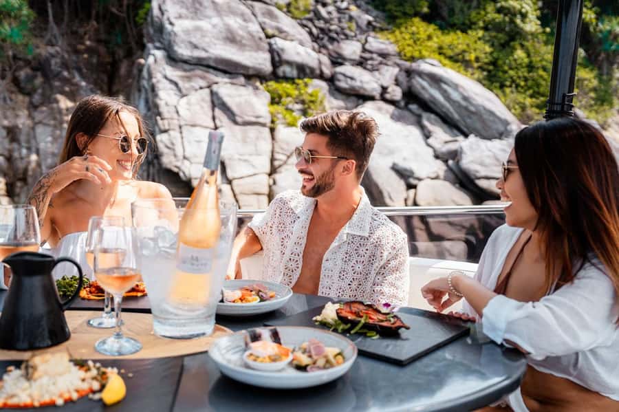Phuket: Luxury HYPE Yacht to Phang Nga Bay and Hong Island - Sailing south toward Hong Island