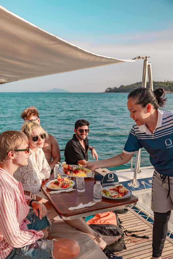 Phuket: Racha & Coral Island Day Trip by OMBRE Yacht - Food, Drinks, and What You Really Need to Pack