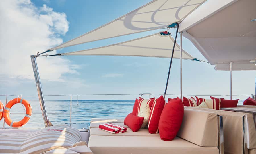 Phuket: Sailing Yacht Island Hopping & Party Full-Day Cruise - Ice cream, fruit, and a seasonal sunset route