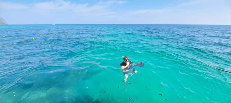 Phuket to Phi Phi Full-Day Luxury Speed Boat Charter - Pileh Lagoon and the limestone cliffs