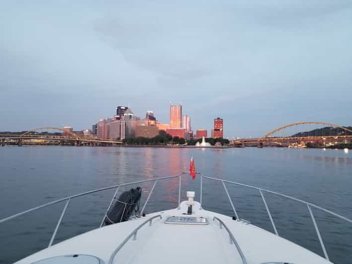 Pittsburgh: Private Yacht River Cruise with Captain and BYOB - A private boat that works for six