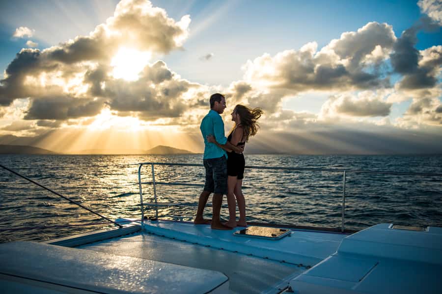 Port Douglas: Sunset Sailing Cruise on Luxury Catamaran - Canapés, drinks, and a relaxed onboard mood