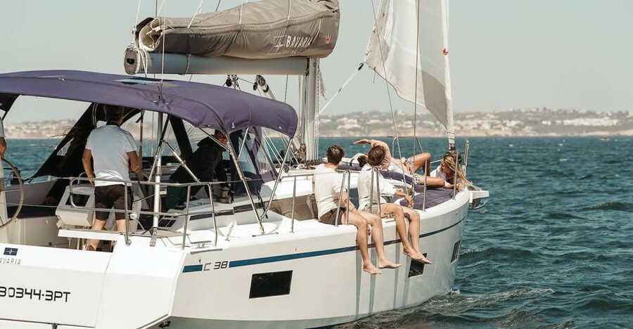 Portimao: Luxury Sail-Yacht Cruise with Sunset Option - The Algarve coast from the water