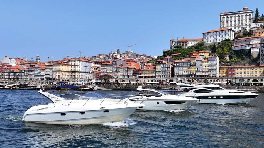 Porto: Luxury 6 Bridges Yacht Cruise with Wine & Snacks - Infante Bridge and the approach to Dom Luís