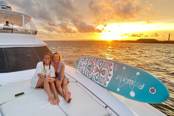 Private 3 Hour Sunset Cruise On A 50' Luxury Yacht With Captain - What your $900 private cruise buys