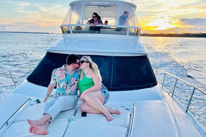 Private 3 Hour Sunset Cruise On A 50' Luxury Yacht With Captain - Captain Dan, Martha, and the tone of the evening
