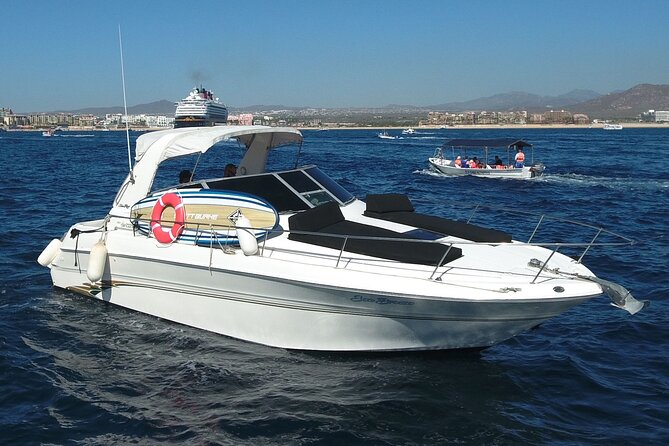 Private 3hr Yacht Cruise in Cabo San Lucas all included - Pelican Rock gives the cruise an active start