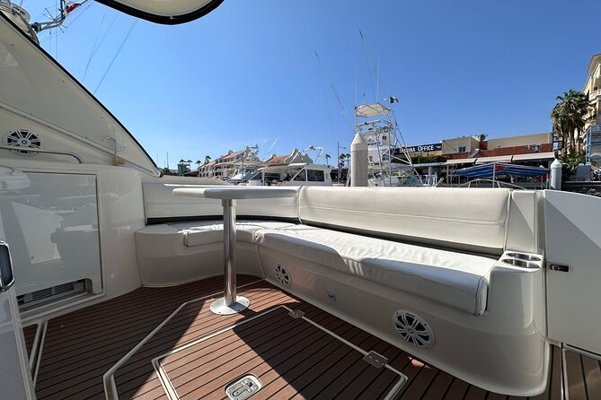 Private 42-foot luxury yacht tour in Los Cabos - Family fit, swimming ability, and weather