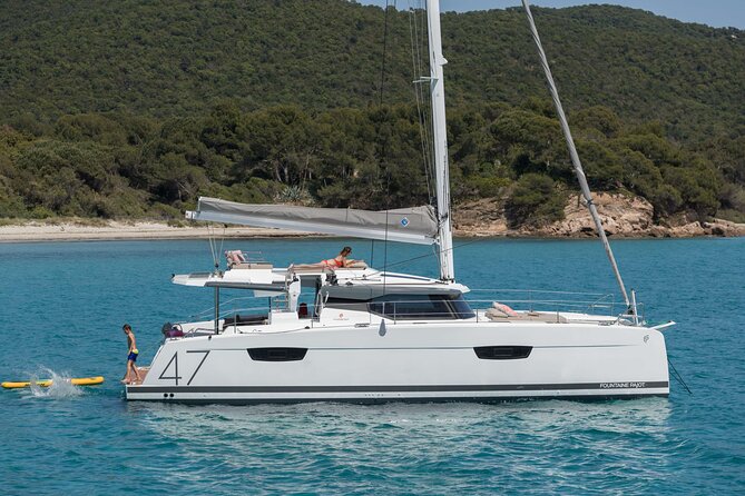 Private 5-Hour Cruise on Brand-New Luxury Catamaran in Mykonos - A Brand-New Catamaran for Your Own Group