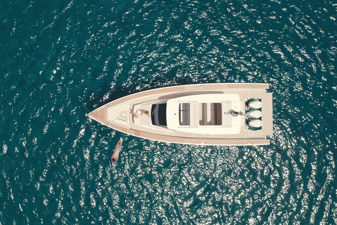 Private 5-Hour Cruise on Ultra Luxury Brand-New Yacht in Mykonos (Nevma) - From Agia Anna to Psarou’s yacht-filled bay