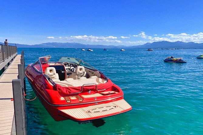 Private Boat Charter Emerald Bay in the Grateful Red - Leaving from Tahoe Keys and Camp Richardson