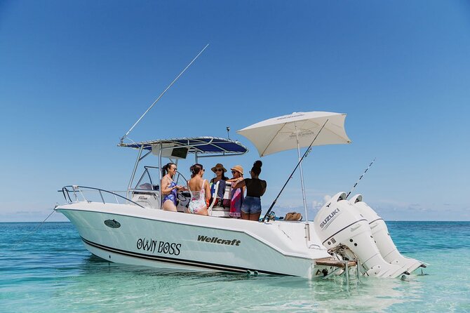 Private Boat Charter Snorkeling Stingray City or Bio Bay - Starfish Point offers a gentler beach stop