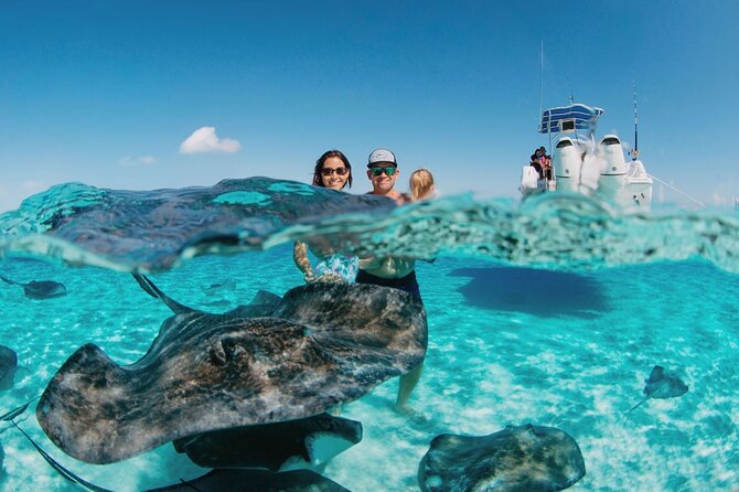 Private Boat Charter Snorkeling Stingray City or Bio Bay - Stingray City puts you close to Southern stingrays