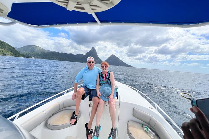 Private Boat Charter St. Lucia, boat tour to Soufriere. Full day - What the $250 price really buys