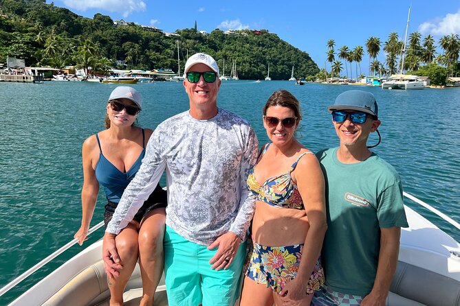 Private Boat Charter St. Lucia, boat tour to Soufriere. Half day. - Starting near Marigot Bay