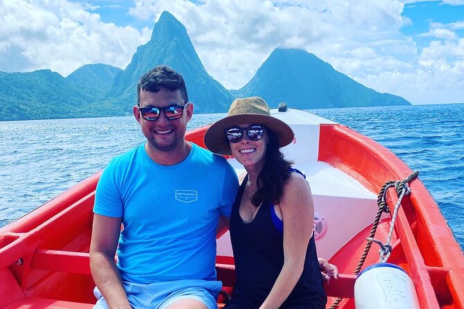 Private Boat Charter St. Lucia, boat tour to Soufriere. Half day. - Passing Anse La Raye and Canaries
