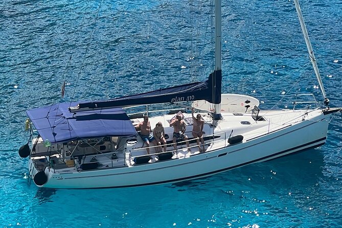 Private Boat Charter to Comino Blue Lagoon - Using the gas BBQ on board
