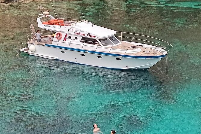 Private boat Charters around Malta, Gozo & Comino - Comino’s Blue Lagoon, Crystal Lagoon, and northern bays