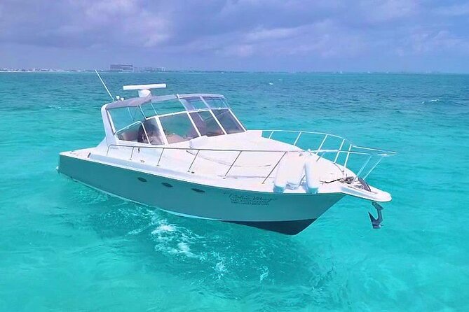 Private Cancun Yacht Tour 42ft up to 8 pax - Snorkeling equipment does not mean guaranteed snorkeling