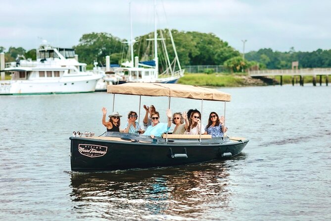 Private Captained Luxury Electric Boat Charter in Savannah - Captain Ellie, Captain Malcolm, and the Feel of the Ride