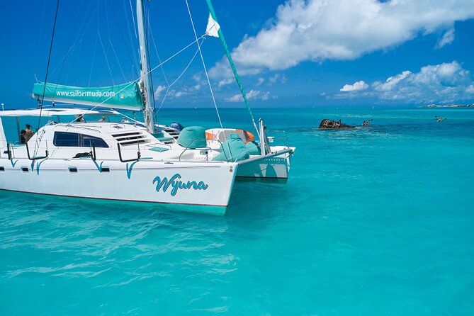 Private Catamaran Charter on Wyuna - Picking a snorkeling stop over reefs and shipwrecks