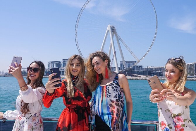 Private Dubai 2 Hours Luxury Yacht Charter with BBQ Option - Bluewaters Island and Caesars Palace