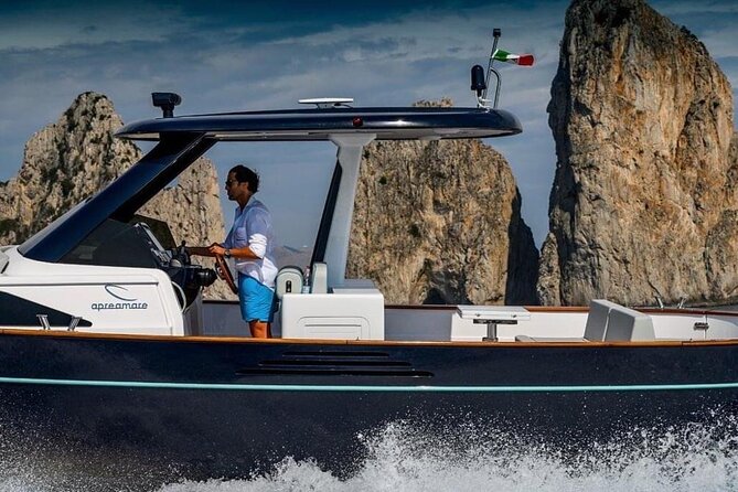 Private Full-day Luxury Boat Tour to Capri from Amalfi Coast - The Faraglioni: Capri’s signature rock formation