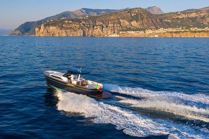 Private Full-day Luxury Boat Tour to Capri from Amalfi Coast - What the boat provides during eight hours