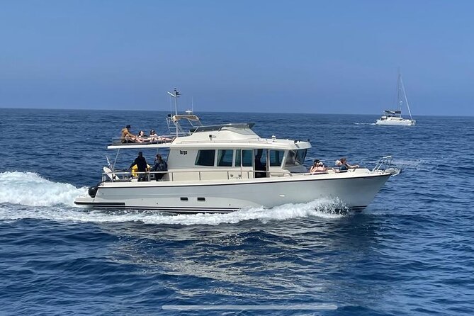 Private Full-Day Motor Yacht Cruise with Meal, Open Bar+Transfers - Mesa Pigadia and the Southern Coast