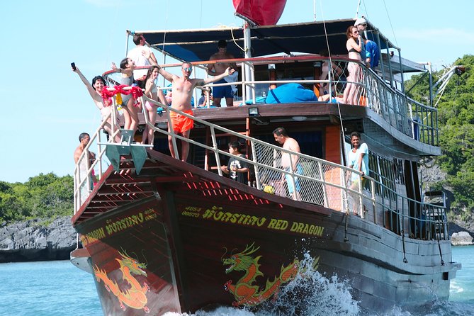 Private Half-Day Red Dragon Yacht for Snorkeling Koh Tan & Visit Pig Island - Setting out from Koh Samui