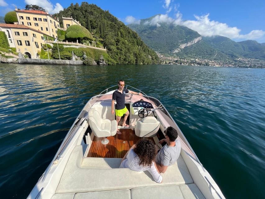 Private Luxury Boat Tour of Lake Como with Stops & Drinks - What drinks and swimming add to the day