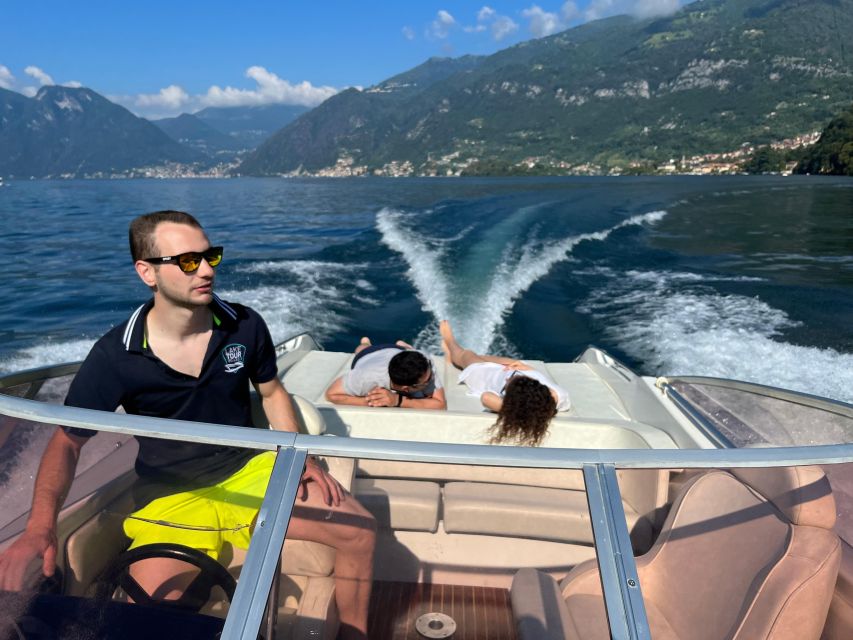 Private Luxury Boat Tour of Lake Como with Stops & Drinks - The boat, captain, and feel of the ride