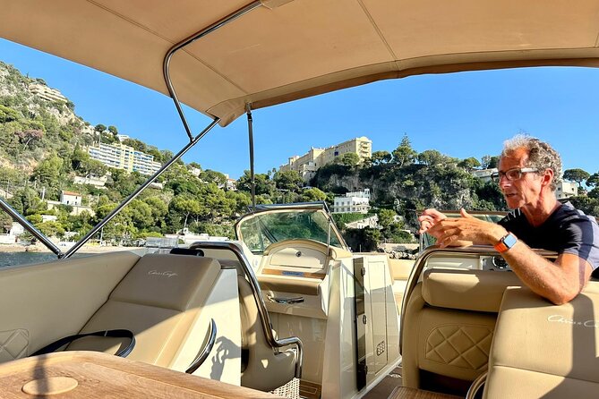 Private Luxury Boat Tour of the Beautiful Riviera Nice / Monaco - Cap-d’Ail and Plage Mala