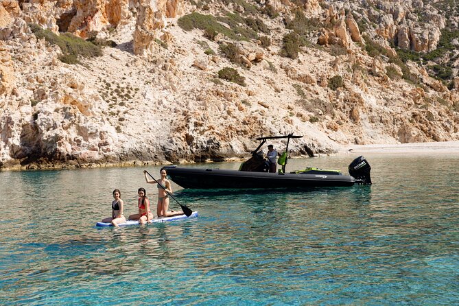 Private Luxury Boat Tour to Kleftiko Milos - Tsigrado from the water, not the famous access point