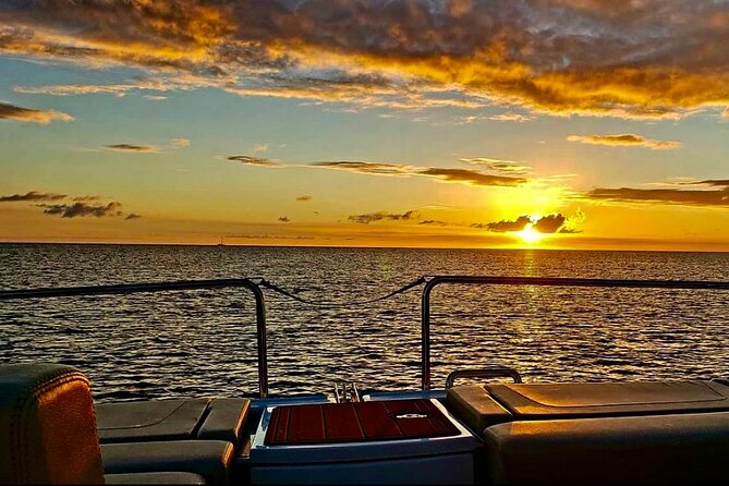 Private Luxury Catamaran Champagne Sunset Cruise - Water Island and Hassel Island from the southern coast
