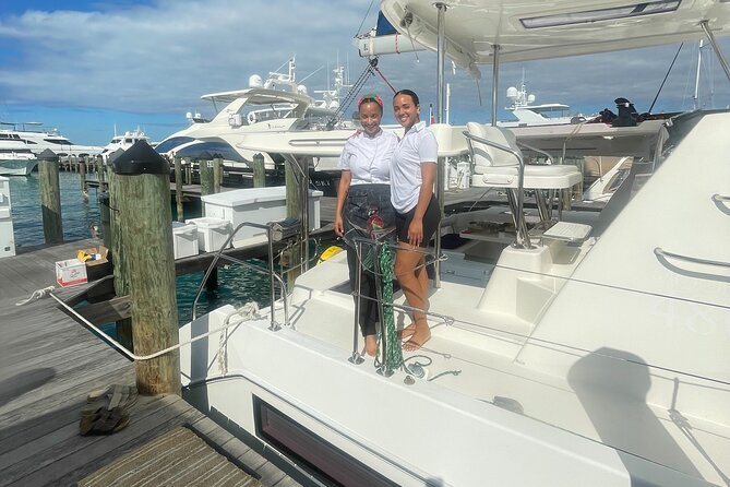 Private Luxury Catamaran Charter in Nassau - The crew and the feel of the day